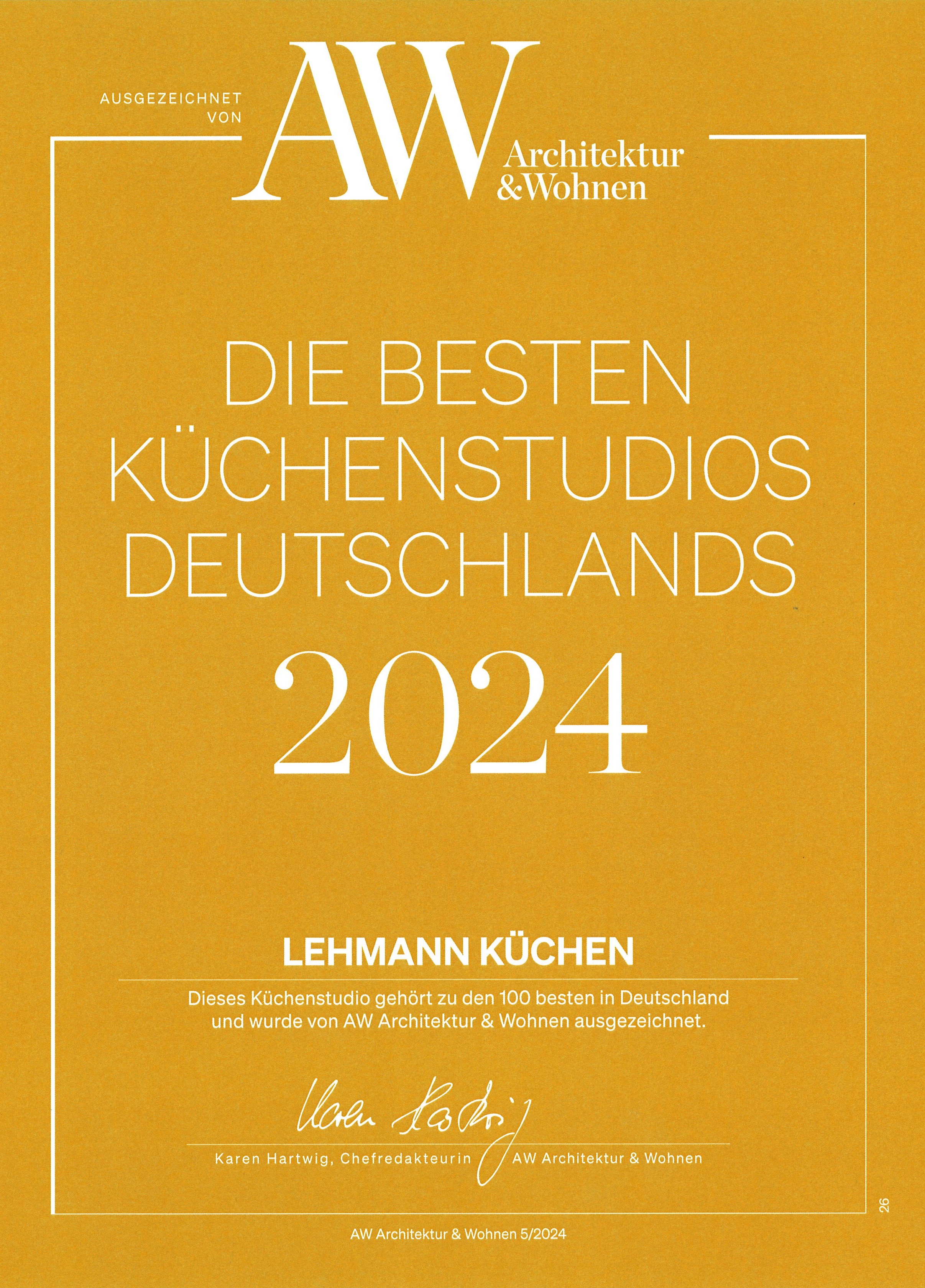 Auszeichnung 2024