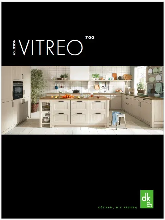 Titelseite dk Katalog VITREO 700 mit Rand
