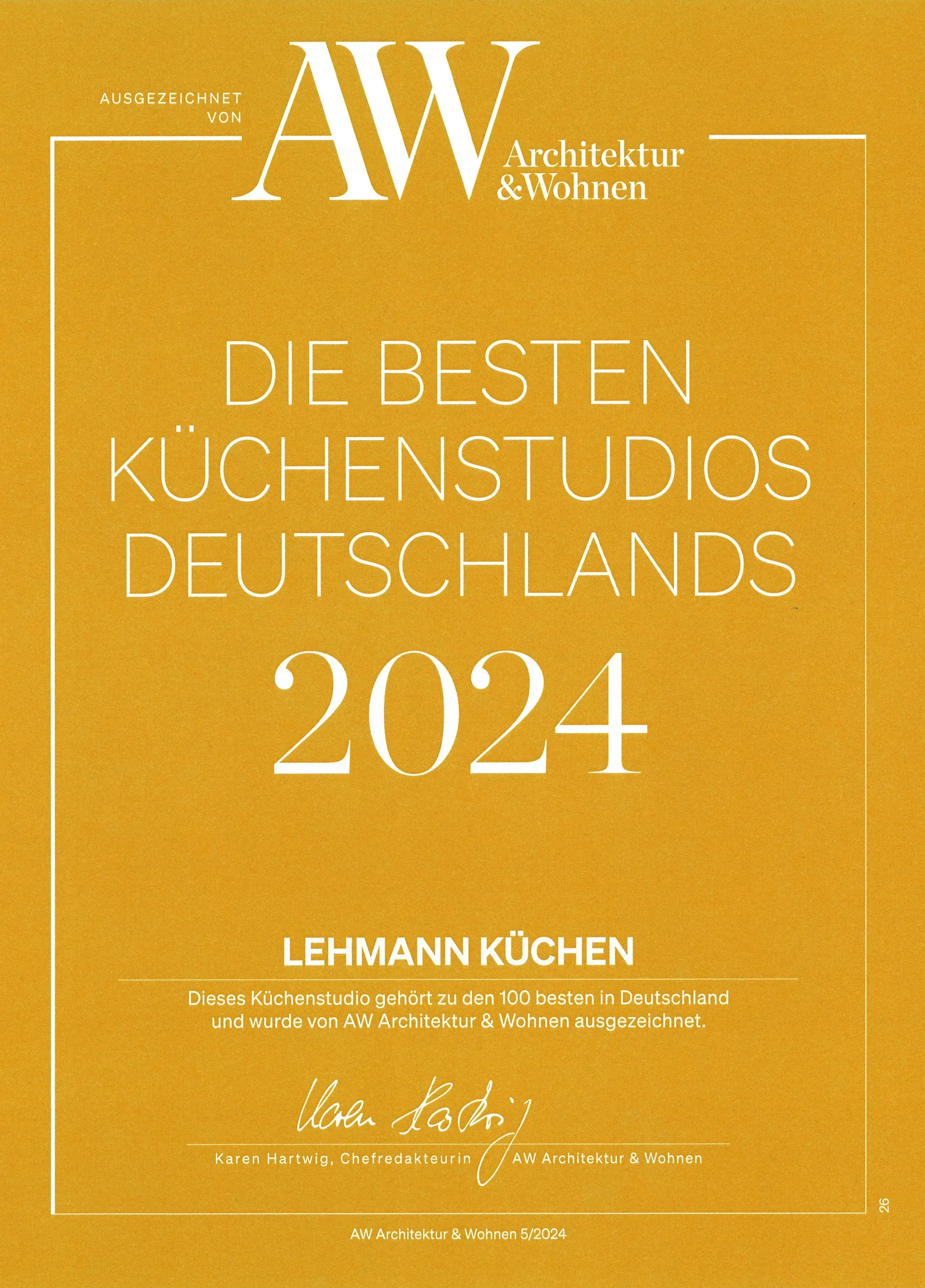 Auszeichnung 2024